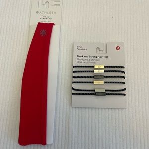 Brand Women’s/Junior’s New Athleta Headband and Lululemon Hair Ties